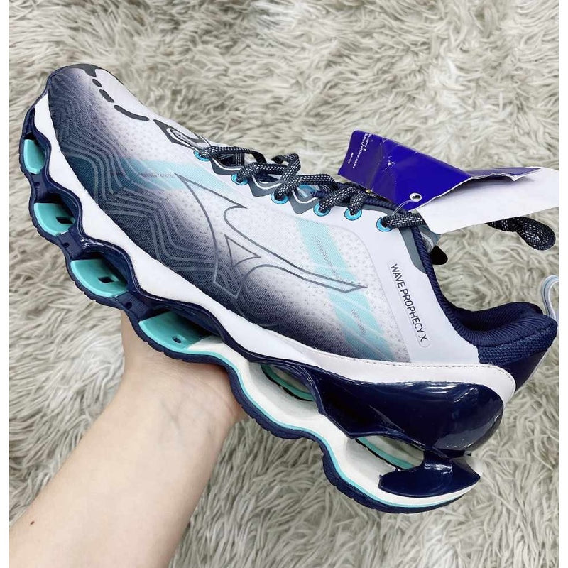 Tenis Mizuno Prophecy Branco Verde Piscina