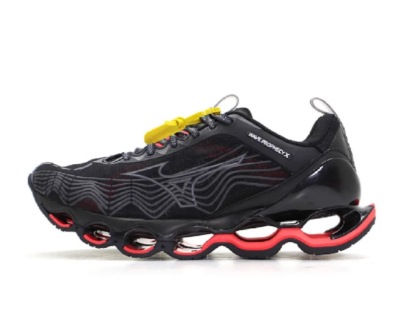 Tênis Mizuno Prophecy X Premium Preto e Vermelho