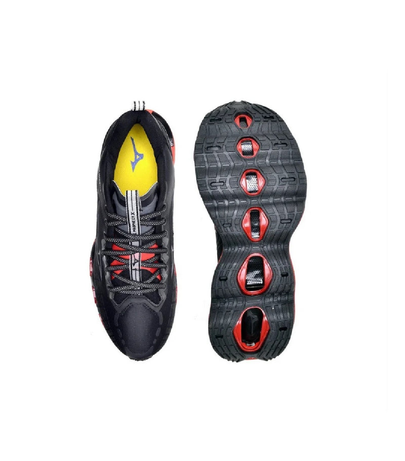 Tênis Mizuno Prophecy X Premium Preto e Vermelho