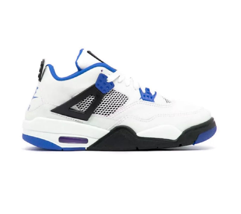 Tênis Air Jordan 4 Retro Branco e Azul