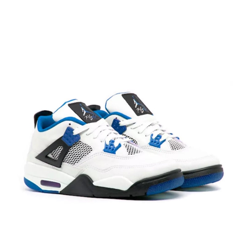 Tênis Air Jordan 4 Retro Branco e Azul