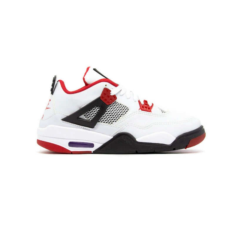 Tênis Air Jordan 4 Retro Branco e Vermelho