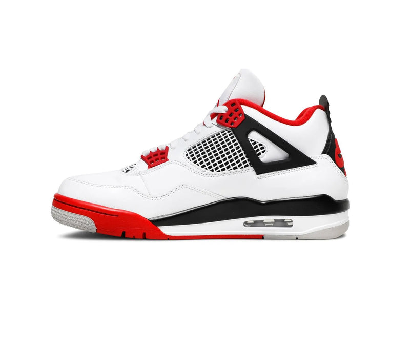 Tênis Air Jordan 4 Retro Branco e Vermelho