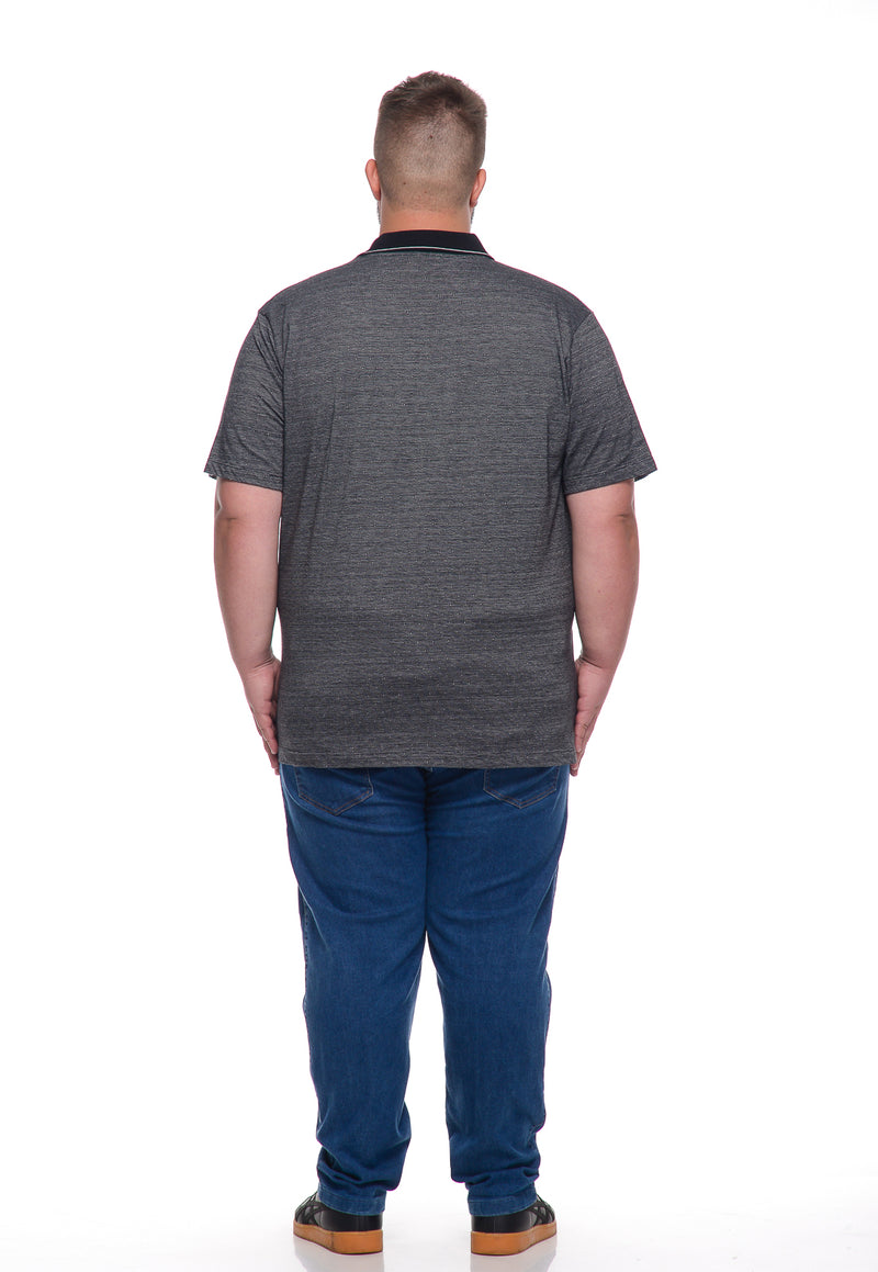 Camiseta Polo Cinza