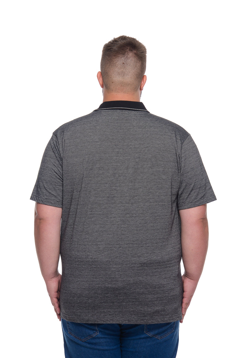 Camiseta Polo Cinza