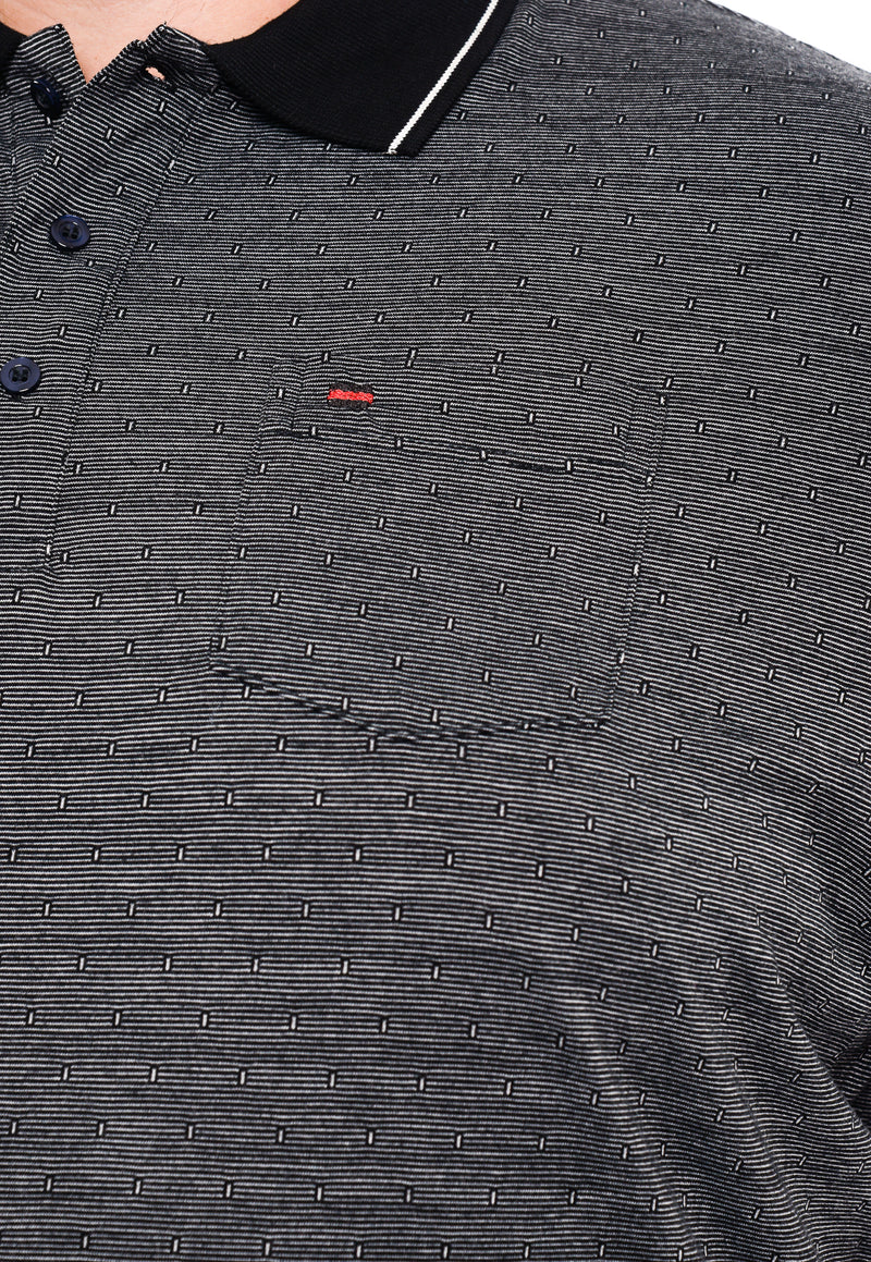 Camiseta Polo Cinza