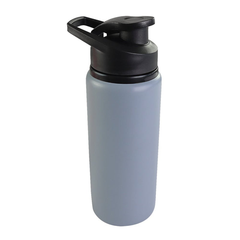 Garrafa Squeeze de Alumínio 600ml com Alça - Azul