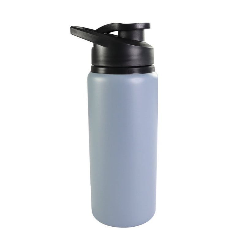Garrafa Squeeze de Alumínio 600ml com Alça - Azul